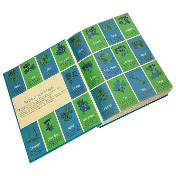 McCalls Cookbook 1963 First Edition First Printing Blue Hardcover MCM Vintage - Picture 3 of 8